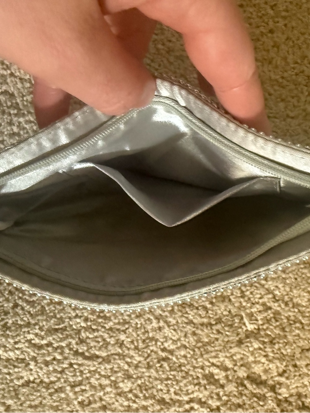 Paco Rabanne Silver Mesh Crystal Clutch - Picture 3 of 3
